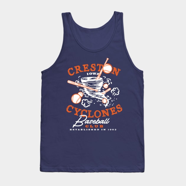 Creston Cyclones Tank Top by MindsparkCreative